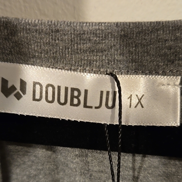 Doublju Gray Oversized Short Sleeve T-Shirt - Picture 3 of 6